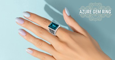 Silver Gemstone Ring